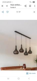 Hanglamp met 4 kelken, Ophalen, Zo goed als nieuw, Minder dan 50 cm