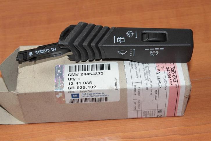 Opel Vectra C Signum schakelaar ruitenwisser nieuw, Auto-onderdelen, Dashboard en Schakelaars, Opel, Nieuw, Ophalen