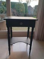 Tafeltje zwart, Huis en Inrichting, Ophalen of Verzenden, 25 tot 50 cm, Rond, 50 tot 100 cm