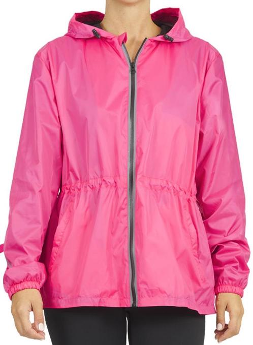 Roze regenjas Windbreaker van Perletti Partij 19st, Caravans en Kamperen, Regenkleding, Zo goed als nieuw, Regenjas, Dames, Ophalen