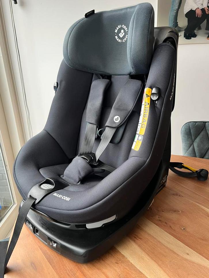 Maxi-Cosi Axissfix i-Size Authentic Graphite 360º, Kinderen en Baby's, Autostoeltjes, Zo goed als nieuw, Maxi-Cosi, 0 t/m 18 kg