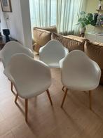 Eames replica kuipstoel wit van Kave Home, set van 4, Huis en Inrichting, Stoelen, Ophalen, Kunststof, Wit, Zo goed als nieuw