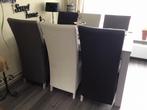 grijze eethoek met 4 of 6 stoelen, Ophalen, Gebruikt, 4 tot 6 stoelen