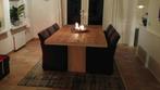 grote eet/vergadertafel met middenpoten, Huis en Inrichting, Tafels | Eettafels, Ophalen, 100 tot 150 cm, Vijf personen of meer