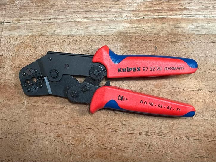 Knipex 97 52 20 krimptang, Doe-het-zelf en Verbouw, Gereedschap | Handgereedschap, Zo goed als nieuw, Ophalen of Verzenden