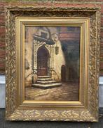 A.Hofland, olieverf op doek., Antiek en Kunst, Kunst | Schilderijen | Klassiek, Verzenden
