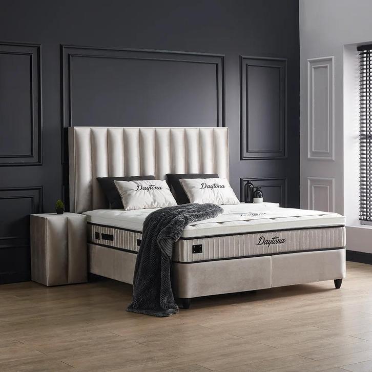 Opbergbed Daytona luxe comfort design en heerlijk slapen, Huis en Inrichting, Slaapkamer | Bedden, Nieuw, Tweepersoons, 140 cm