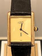 Cartier Tank Vermeil Lemon Large Handopwind, Overige merken, Polshorloge, Ophalen of Verzenden, Zilver
