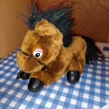 Bruin paard knuffel Unitoys 20 cm  beschikbaar voor biedingen