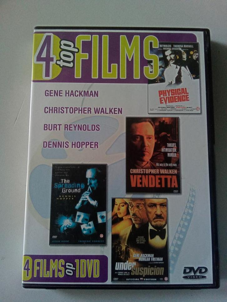 4 Top Films DVD - Actie & Thriller, Cd's en Dvd's, Dvd's | Overige Dvd's, Zo goed als nieuw, Boxset, Vanaf 16 jaar, Ophalen of Verzenden