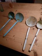 Vintage Emaille Keukengerei - 4 stuks, Ophalen of Verzenden, Gebruikt