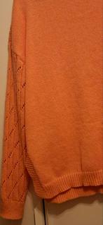 Oranje trui met details - Maat M, Maat 42/44 (L), Oranje, Ophalen of Verzenden, Onbekend
