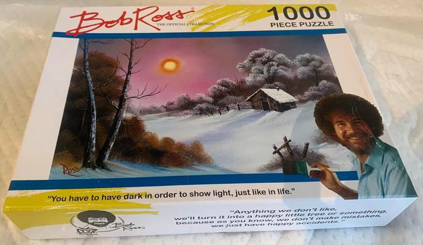 Bob Ross Puzzel - 1000 stukjes, Ophalen of Verzenden, 500 t/m 1500 stukjes, Zo goed als nieuw, Legpuzzel