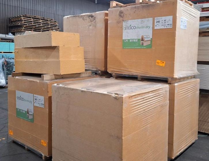 Houtvezel Isolatieplaat 240mm dik, Doe-het-zelf en Verbouw, Isolatie en Afdichting, Nieuw, Vloerisolatie, Muurisolatie, Dakisolatie