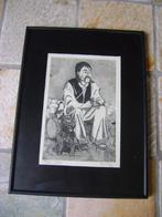 Ets - Hongaarse herder met zijn Hongaarse herdershond., Antiek en Kunst, Ophalen of Verzenden