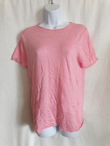 Leuk roze dames t-shirt. Mt M Merk Zara Knit beschikbaar voor biedingen