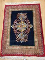 Handgeknoopt perzisch tapijt kashan 145x97, Huis en Inrichting, Stoffering | Tapijten en Kleden, Info@SlatsAntiek.nl, Crème, Herenstraat 31