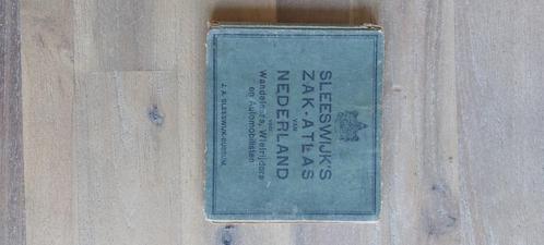 Sleeswijk's Zak-atlas van Nederland, Boeken, Atlassen en Landkaarten, Gelezen, Overige typen, Nederland, 1800 tot 2000, Ophalen of Verzenden
