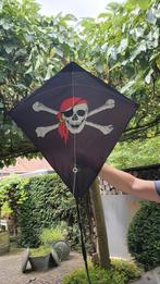 Piraten vlieger met staart en touw., Sport en Fitness, Vliegeren, Ophalen, Zo goed als nieuw