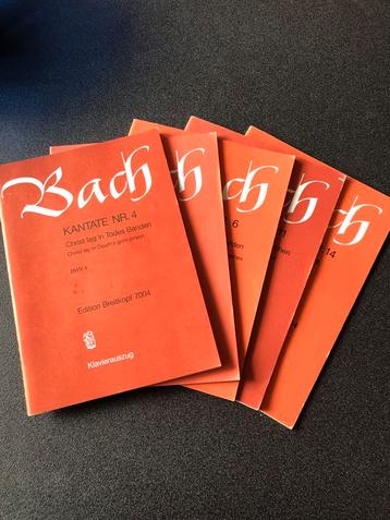 J.S.Bach - diverse cantates, uitgave Breitkopf beschikbaar voor biedingen