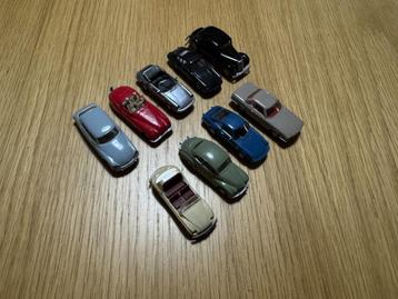 Wiking - Merkauto's set (o.a. Porsche, Citroën & Mercedes) beschikbaar voor biedingen