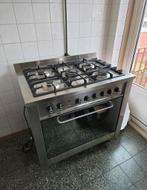 5 pits gasfornuis met elektrische oven, Witgoed en Apparatuur, Ophalen, 60 cm of meer, Zo goed als nieuw, Gas