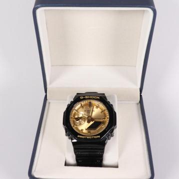 Casio GA-2100GB Zwart Hoogglans/Goud - Incl. Garantie (B) beschikbaar voor biedingen