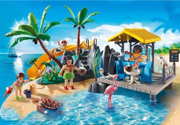 Vakantie-eiland met strandbar - Playmobil 6979 beschikbaar voor biedingen