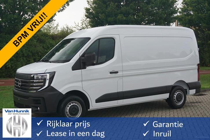 Nissan Interstar 3.5T 130PK N-Connecta L2H2 BPM VRIJ! 10" R-, Auto's, Bestelauto's, Bedrijf, Te koop, ABS, Airconditioning, Alarm