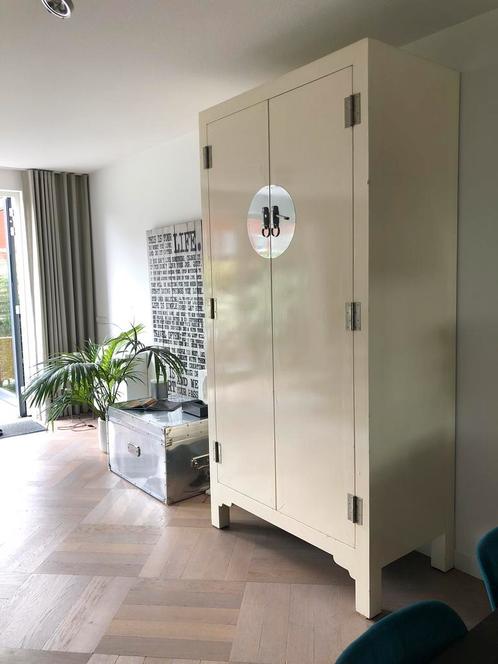 Chinese kast wit, Antiek en Kunst, Antiek | Meubels | Kasten, Ophalen