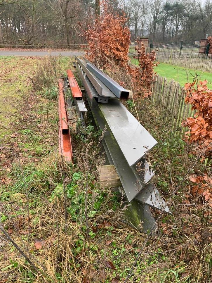 Stalen balken, hoeklijnen, HEA, IPE, kokers unp, Doe-het-zelf en Verbouw, Metalen, Gebruikt, IJzer, Ophalen
