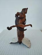Drijfhoutsculptuur/Abstracte kunst Vhop“tendrement couple 1", Ophalen of Verzenden