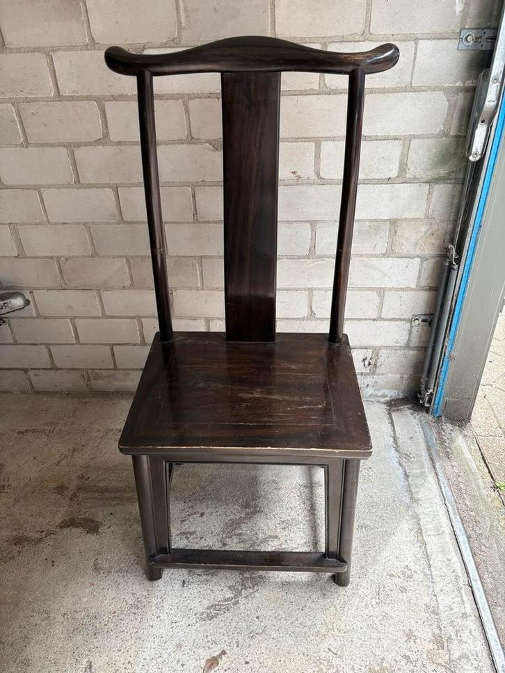 Antieke Chinese Rozenhouten Stoel, Antiek en Kunst, Antiek | Meubels | Stoelen en Banken, Ophalen