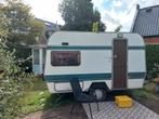 Retro caravan Chateau Touring 350 Elite, Caravans en Kamperen, Tot en met 2, Dwarsbed, Particulier, Kachel
