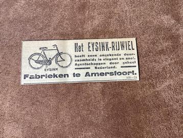 Eysink fiets, 1925 beschikbaar voor biedingen