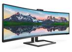 Philips 49 inch curved monitor 499p9h, Computers en Software, Monitoren, Ophalen, 3 tot 5 ms, VA, Philips Brilliance