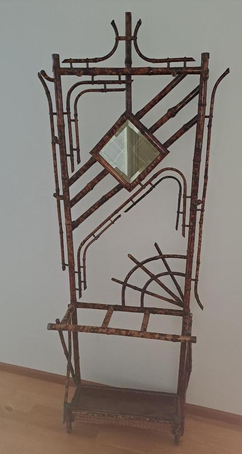 Kapstok vintage bamboe, Antiek en Kunst, Curiosa en Brocante, Ophalen