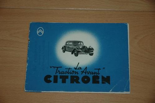 Citroën Traction Avant - Folder -Brochure - Uit 1939, Boeken, Auto's | Folders en Tijdschriften, Gelezen, Citroën, Verzenden