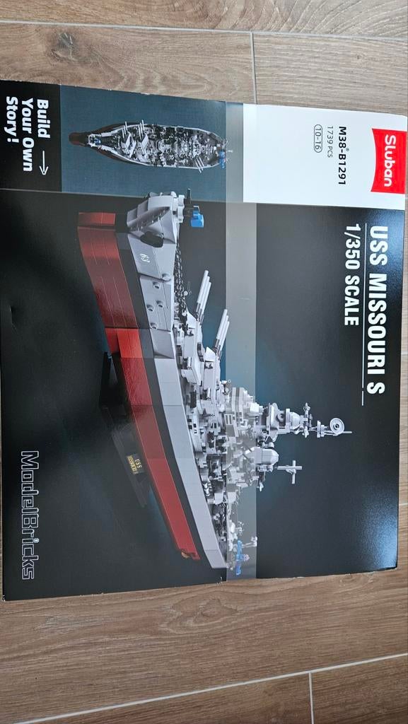 Sluban USS Missouri S nieuw, Overige merken, 1:50 of kleiner, Overige typen, Nieuw