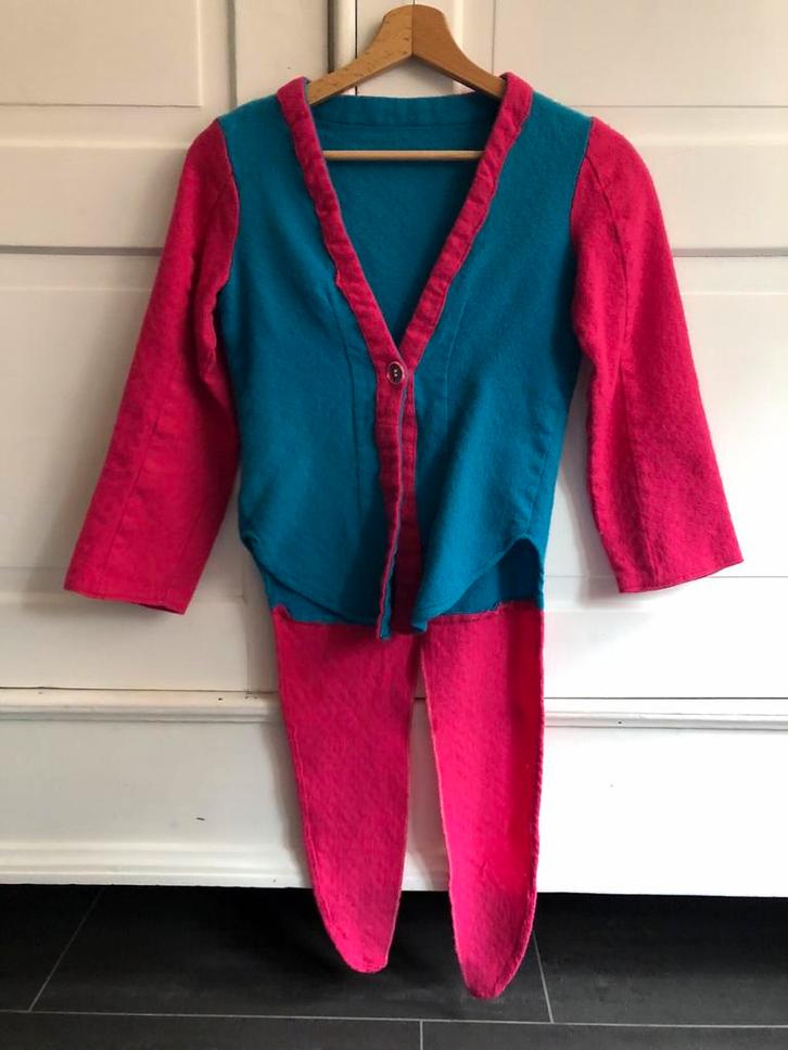 Kinder carnaval / verkleedkleding. Clownsjasje. Koopje €2,00, Kinderen en Baby's, Carnavalskleding en Verkleedspullen, Zo goed als nieuw