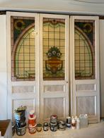 Antieke glas-in-lood deuren, Ophalen, Gebruikt, Glas in lood, Overige typen
