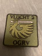 5x5 borstembleem OGRV Vlucht 2, Verzamelen, Embleem of Badge, Nederland, Luchtmacht, Verzenden