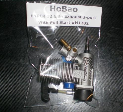 HOBAO HYPER 12 SIDE EXHAUST Nitro motor met trekstarter, Hobby en Vrije tijd, Modelbouw | Radiografisch | Auto's, Zo goed als nieuw