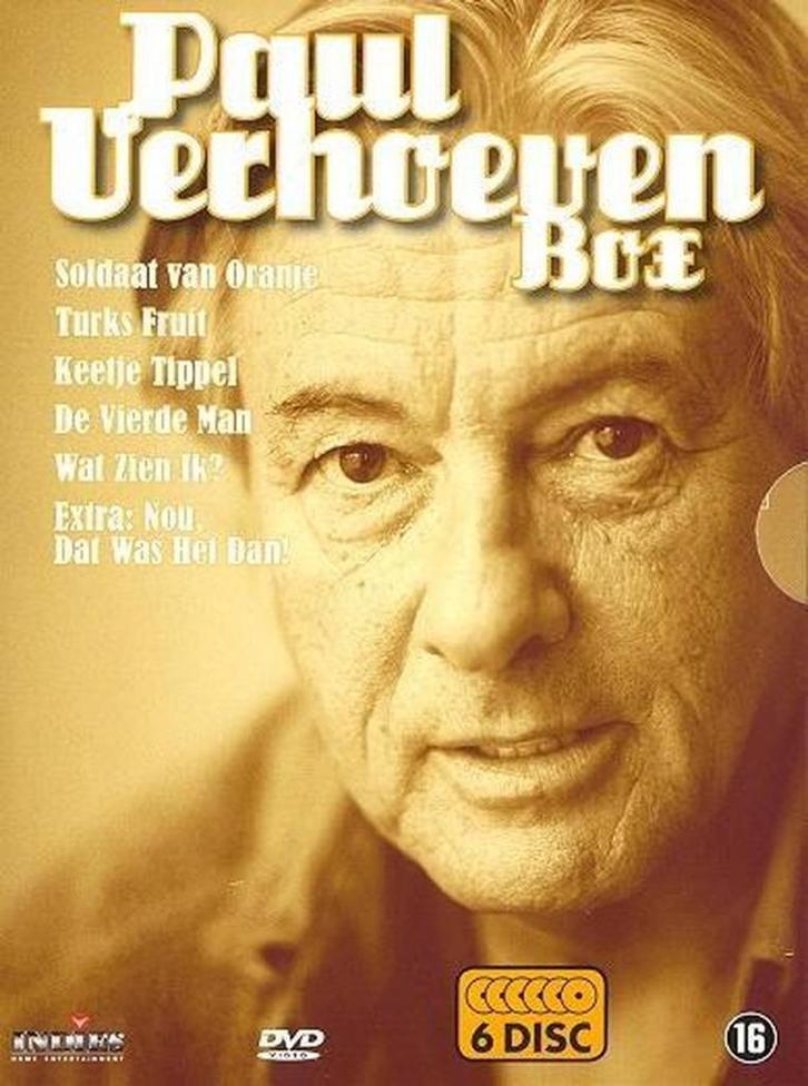 6X DVD BOX PAUL VERHOEVEN TURKS FRUIT SOLDAAT VAN ORANJE, Cd's en Dvd's, Dvd's | Filmhuis, Zo goed als nieuw, Overige gebieden
