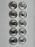 Canada Maple Leaf 2018 - 10 st. Zilveren Munten - zeldzaam!!, Ophalen of Verzenden, Zilver