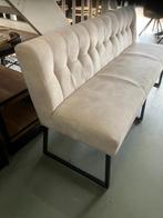 Prachtige nieuwe beige eetbank kira super comfort 170 cm, Ophalen, Zo goed als nieuw, Metaal, Eén