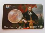 Coincard Michiel de Ruyter vijfje, Setje, Euro's, Ophalen of Verzenden, Koningin Beatrix