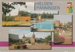HELDEN PANNINGEN Kerk Plein Zwembad Hema, Verzamelen, Ansichtkaarten | Nederland, Verzenden, 1980 tot heden, Gelopen, Limburg