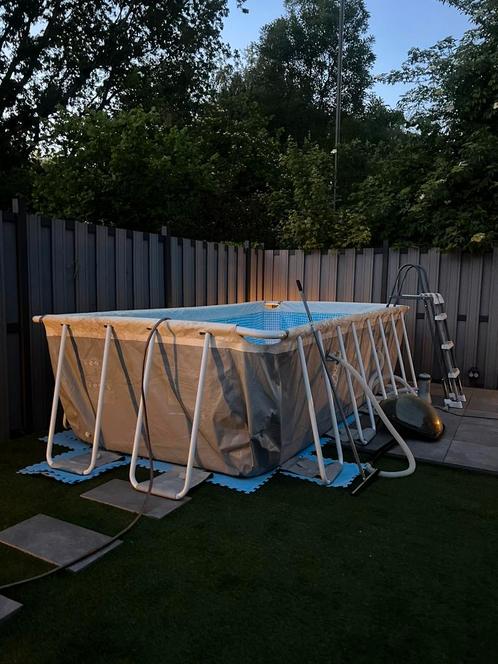 Intex zwembad 4m X 2m X 1m, Tuin en Terras, Zwembaden, Zo goed als nieuw, Opzetzwembad, 80 tot 120 cm, 200 tot 400 cm, 200 tot 300 cm