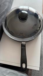 Nieuwe Koekenpan met Deksel, Overige materialen, Inductieplaat, Nieuw, Ophalen of Verzenden